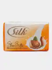 Бежевый туалетное Мыло Silk для Лица, Тела и Волос, 120г:  Натуральные Масла, Глубокое Увлажнение