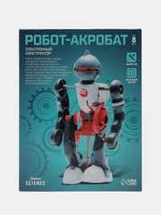 Конструктор-робот Акробат, ходит, работает от батареек