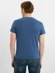 Синий футболка с принтом найк