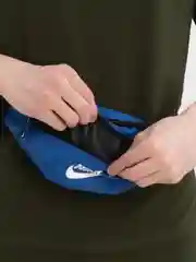 Синий сумка на пояс, спортивная, бананка унисекс, поясная сумка через плечо
