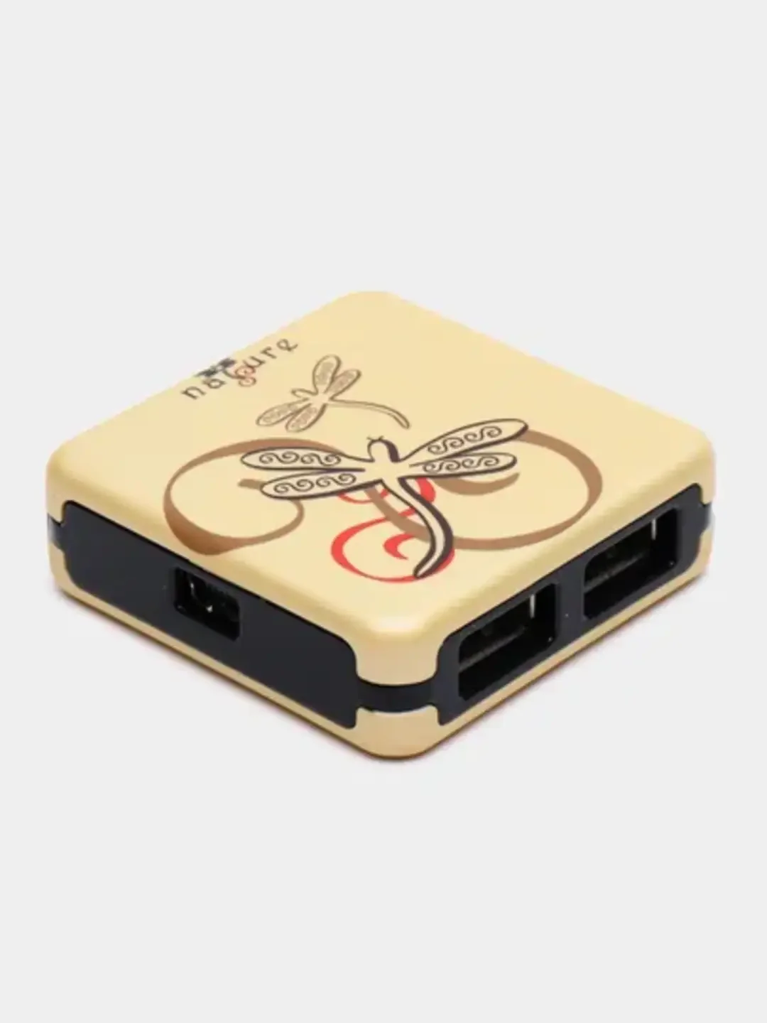 Красный usb-hub разветвитель на 4 разъёма USB 2.0 концентратор G-cube