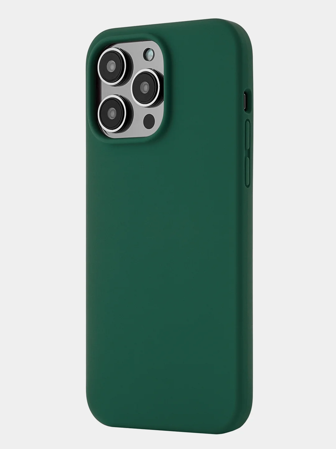 Зеленый чехол защитный uBear Touch Mag Case для iPhone 14 Pro Max, MagSafe, силикон, софт-тач