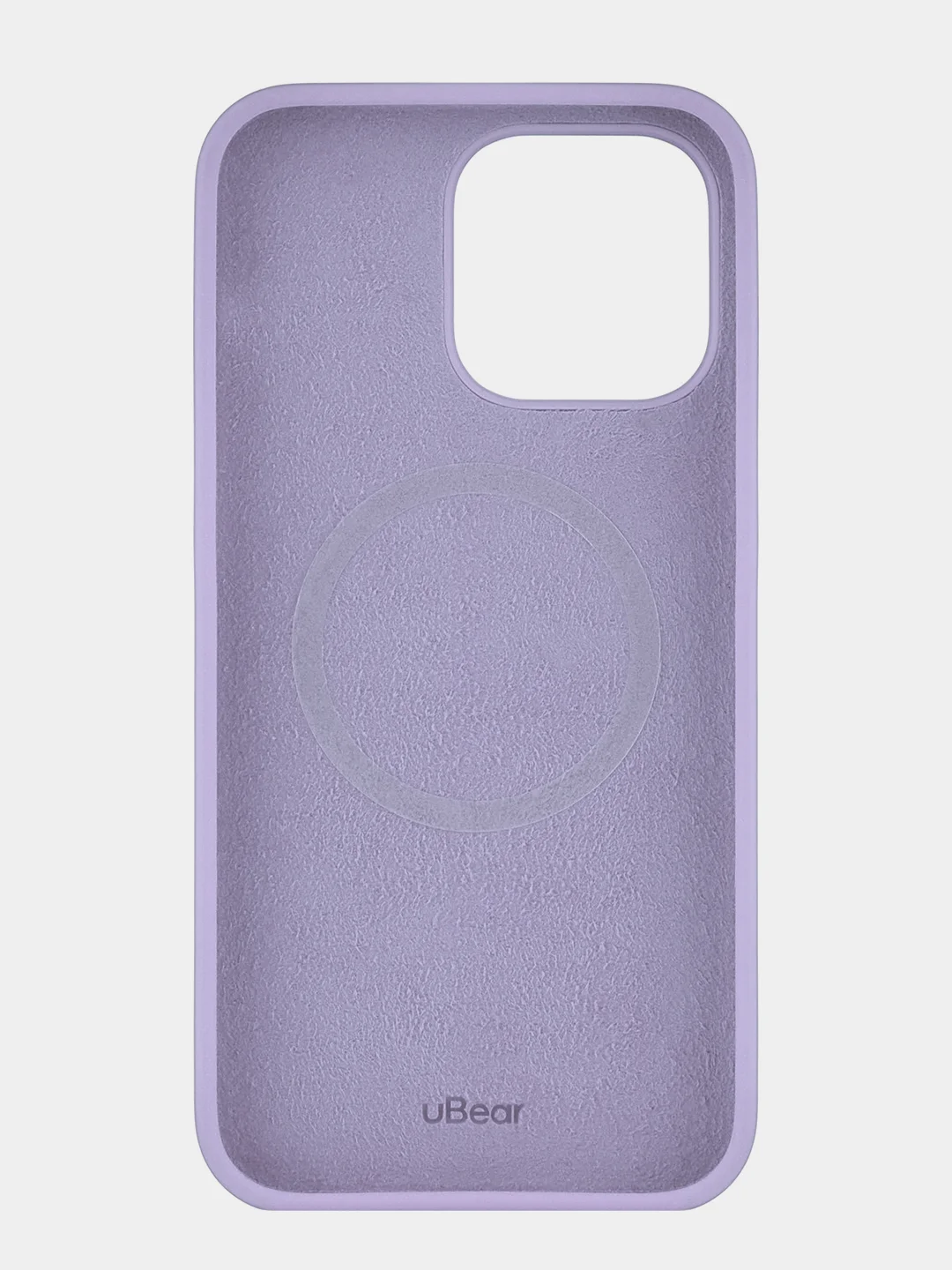Лавандовый чехол защитный uBear Touch Mag Case для iPhone 14 Pro Max, MagSafe, силикон, софт-тач