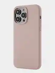 Розовый чехол защитный uBear Touch Mag Case для iPhone 14 Pro Max, MagSafe, силикон, софт-тач