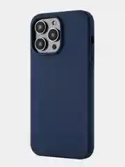 Темно-синий чехол защитный uBear Touch Mag Case для iPhone 14 Pro Max, MagSafe, силикон, софт-тач