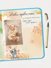 Фотоальбом детский первого года жизни "Лучший для мамы" 240х290 мм. 32 стр. Проф-Пресс