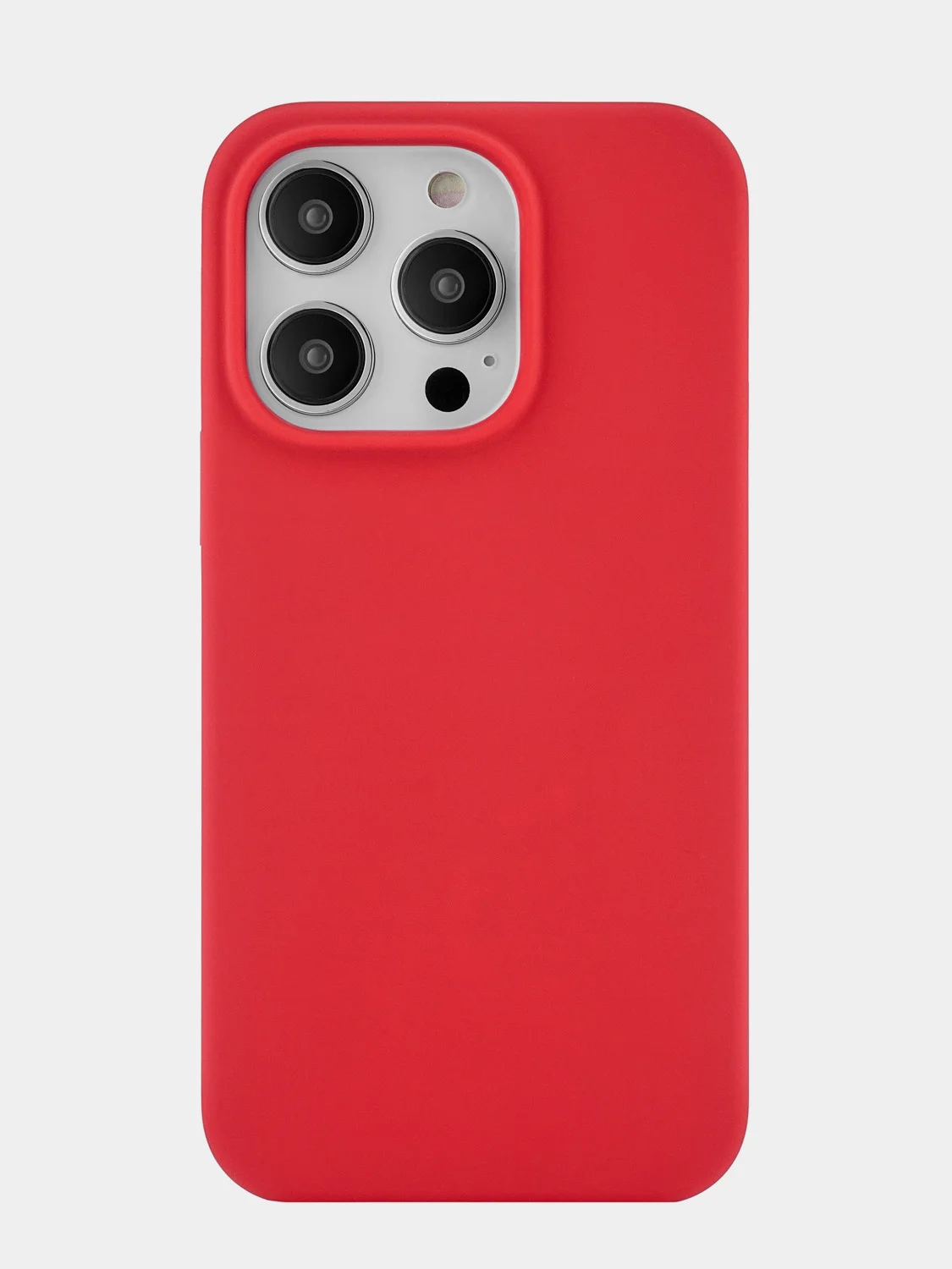 Алый чехол защитный uBear Touch Mag Case для iPhone 14 Pro, MagSafe совместимый, софт-тач