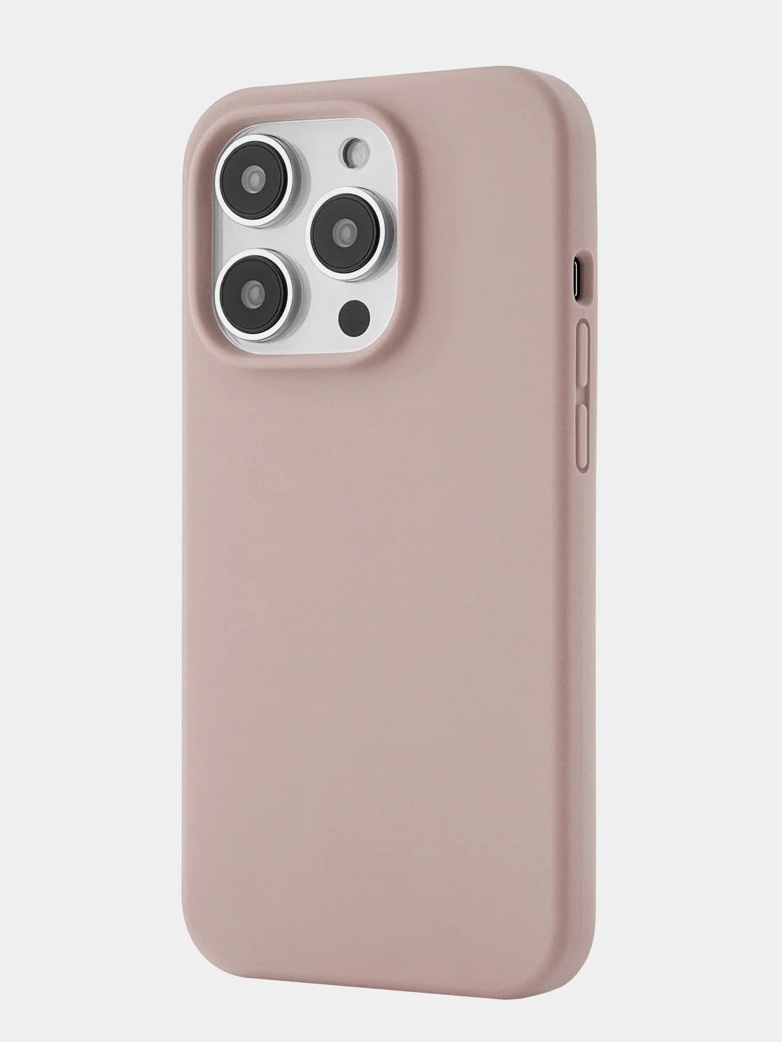 Розовый чехол защитный uBear Touch Mag Case для iPhone 14 Pro, MagSafe совместимый, софт-тач