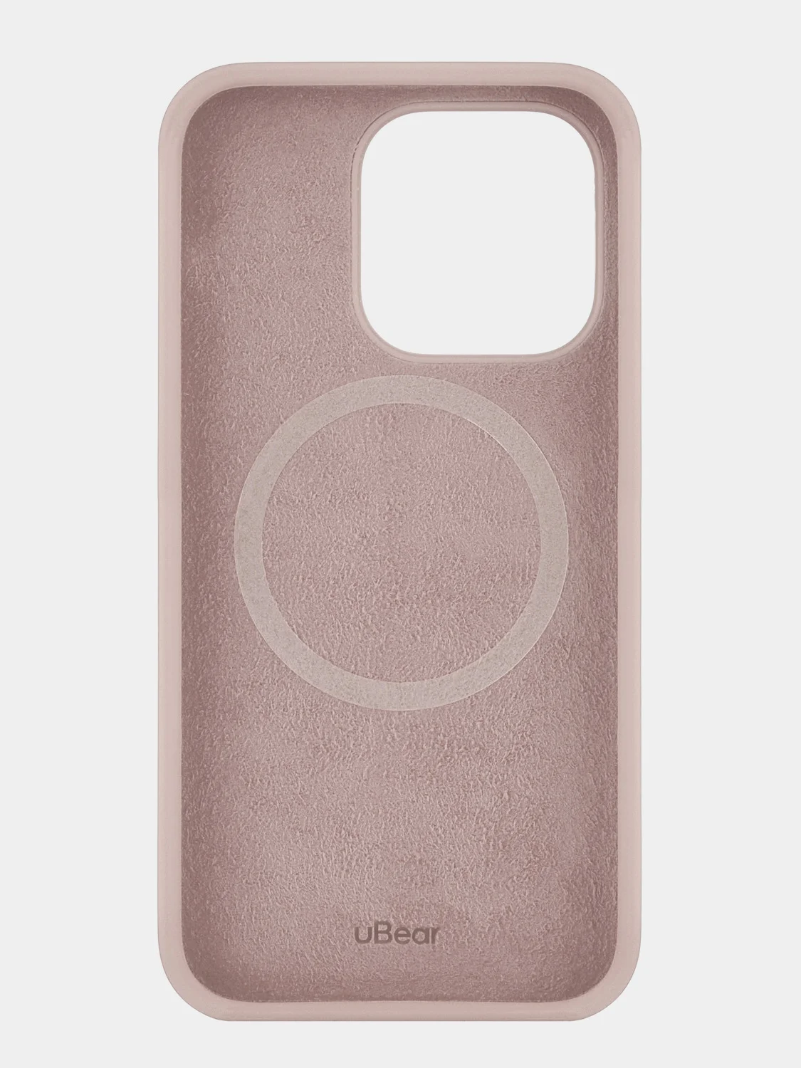 Розовый чехол защитный uBear Touch Mag Case для iPhone 14 Pro, MagSafe совместимый, софт-тач