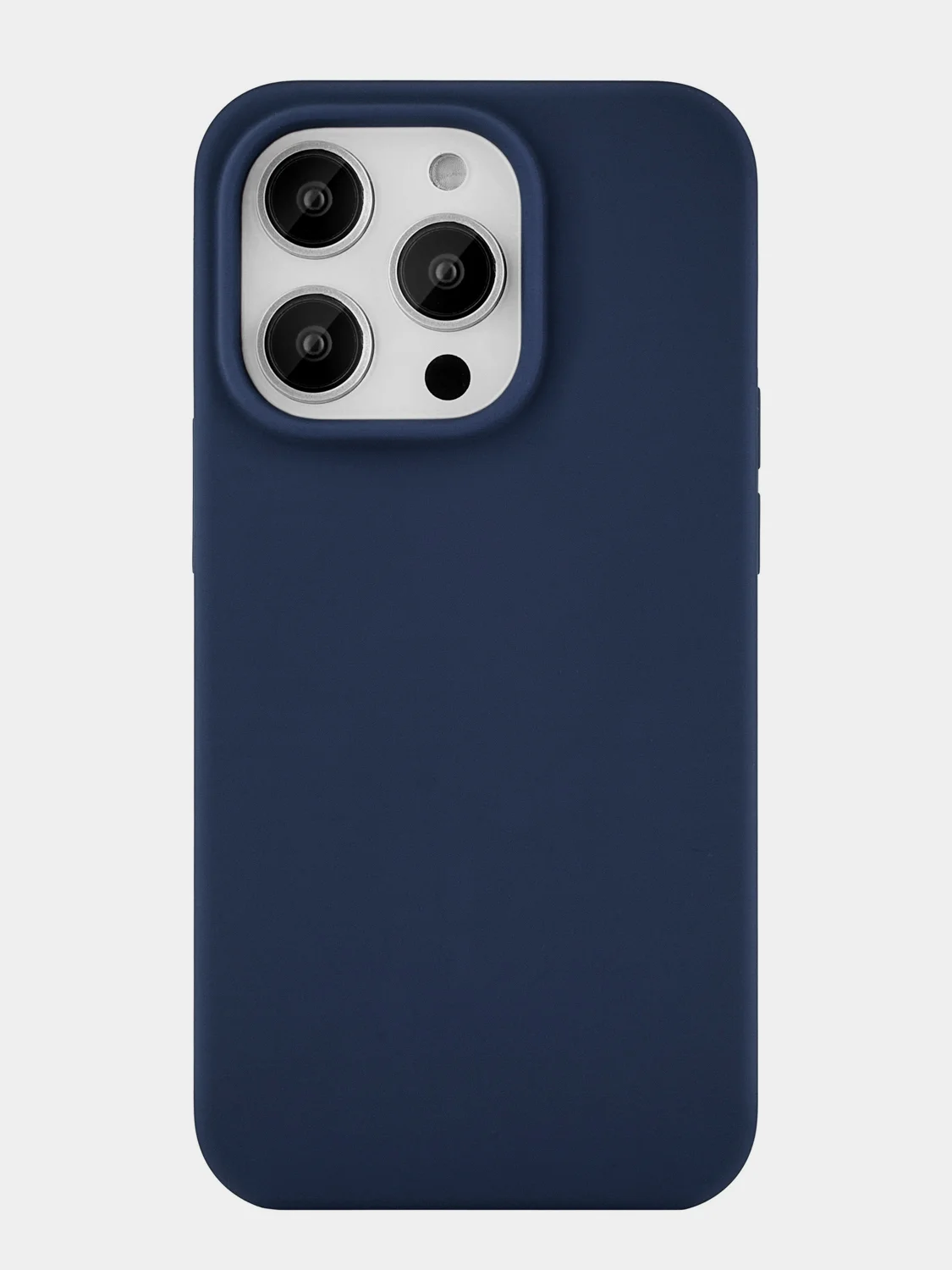 Темно-синий чехол защитный uBear Touch Mag Case для iPhone 14 Pro, MagSafe совместимый, софт-тач