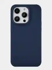 Темно-синий чехол защитный uBear Touch Mag Case для iPhone 14 Pro, MagSafe совместимый, софт-тач