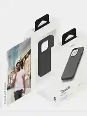 Черный чехол защитный uBear Touch Mag Case для iPhone 14 Pro, MagSafe совместимый, софт-тач