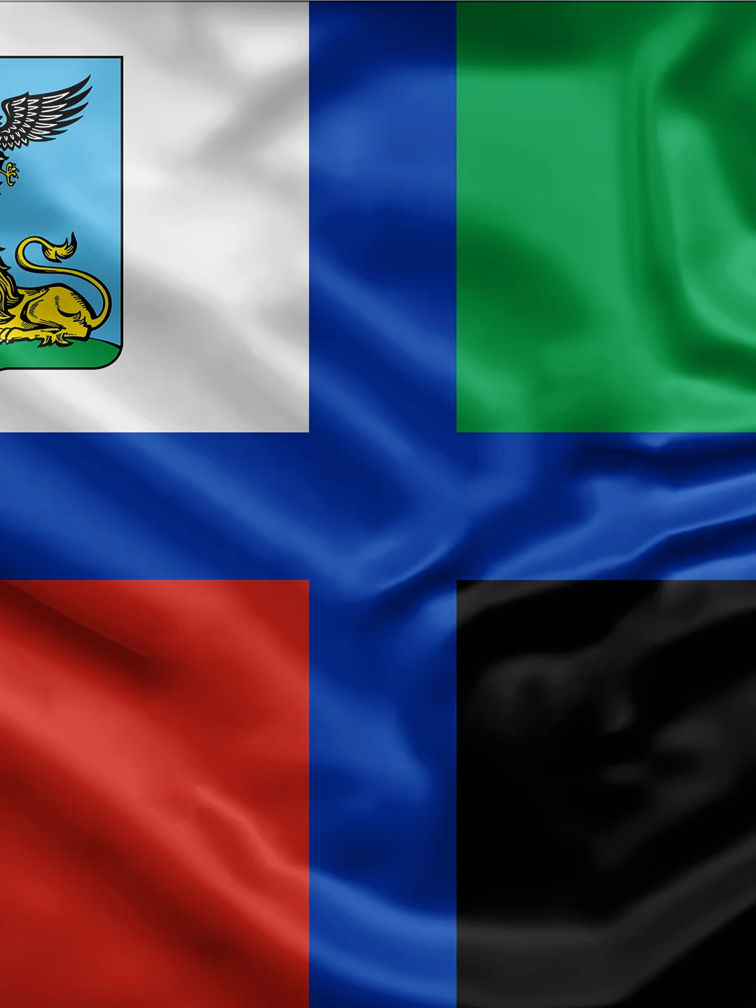 Флаг Белгородской области 135х90см