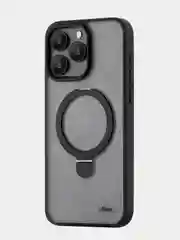 Черный чехол для iPhone 15 Pro Max uBear Clip Mag Case, MagSafe совместимый, усиленный, силк-тач