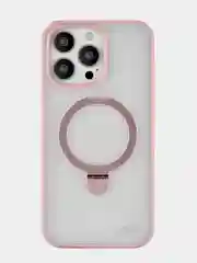 Розовый чехол для iPhone 15 Pro Max uBear Clip Mag Case, MagSafe совместимый, усиленный, силк-тач