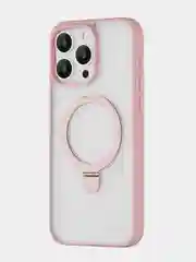 Розовый чехол для iPhone 15 Pro Max uBear Clip Mag Case, MagSafe совместимый, усиленный, силк-тач