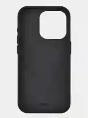 Черный чехол для iPhone 15 Pro uBear Capital Case, MagSafe совместимый, натуральная кожа