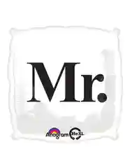 Фольгированный шар на свадьбу и девичник "Mr./&/Mrs.", 45см