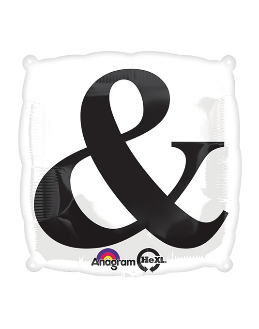 Фольгированный шар на свадьбу и девичник "Mr./&/Mrs.", 45см