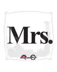 Фольгированный шар на свадьбу и девичник "Mr./&/Mrs.", 45см