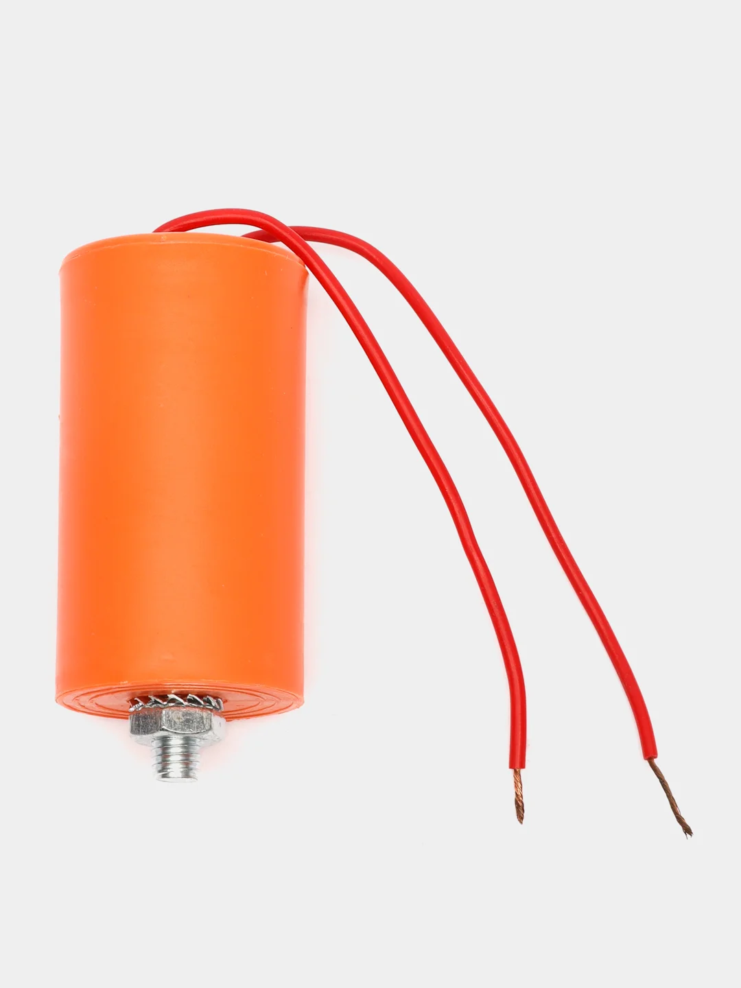 Конденсатор пусковой CBB60 16uF 450V гибкие выводы + болт