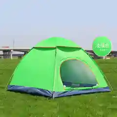 Салатовый палатка туристическая, самораскладывающаяся, автоматическая