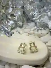 Серьги мишки бижутерия повседневные нарядные с камнями