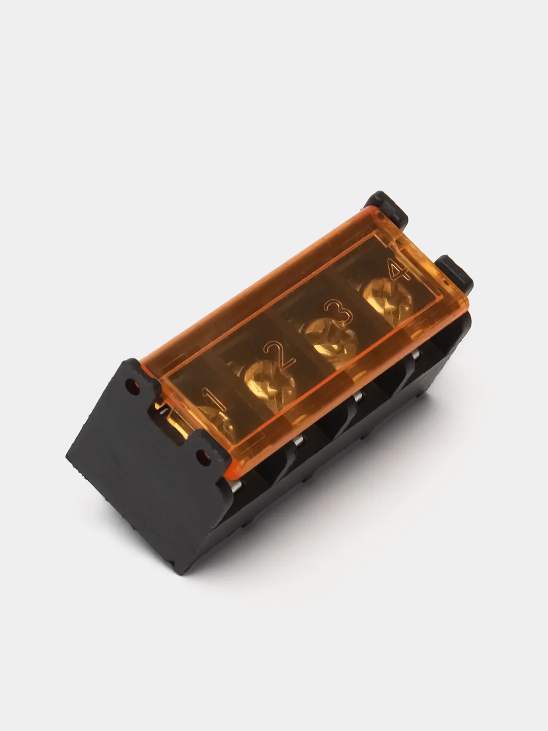 Клеммник барьерный винтовой на плату HB9500-4P (9.5мм с крышкой)