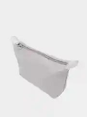 Серый металлик косметичка женская