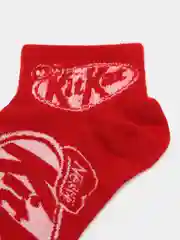 Красный женские носки с принтом