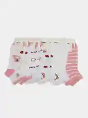 Розовый женские носки средней длины