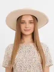 Молочный шляпа модель КРОР с большими полями