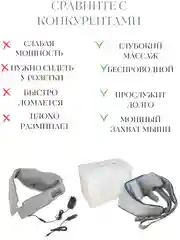 Массажер для шеи и плеч, массажная накидка, подарок маме на день мамы
