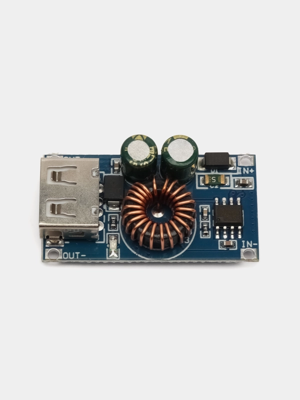 Понижающий DC-DC модуль 3А USB 1 выход (вход 6-32V) QC3.0