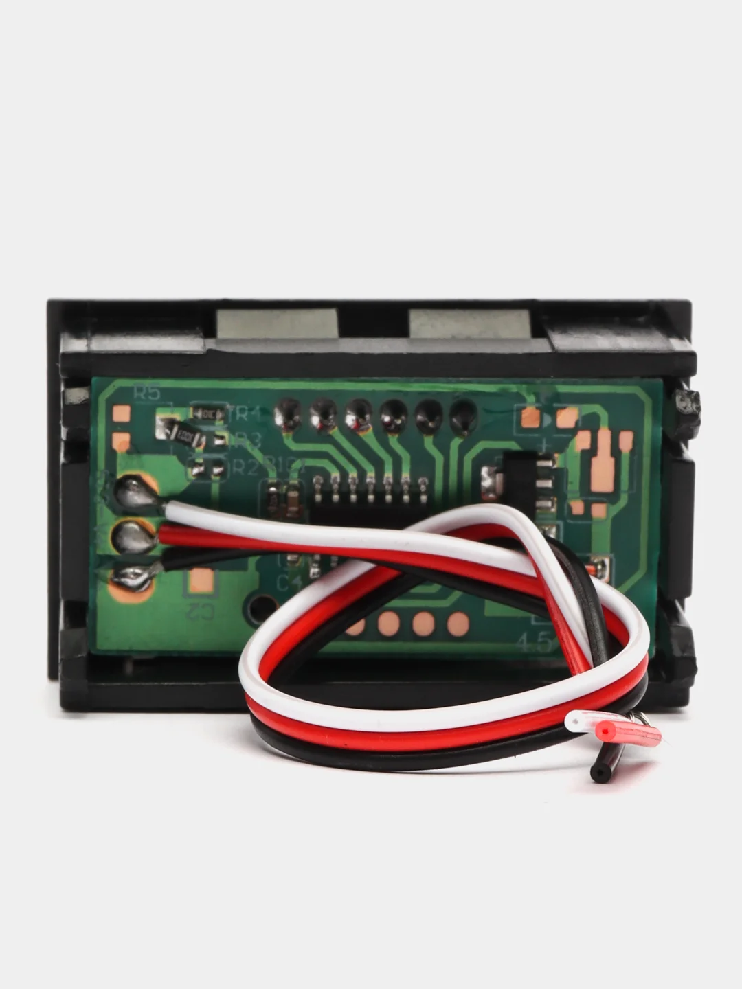 Вольтметр цифровой 0.56 0-30V красный 3 провода