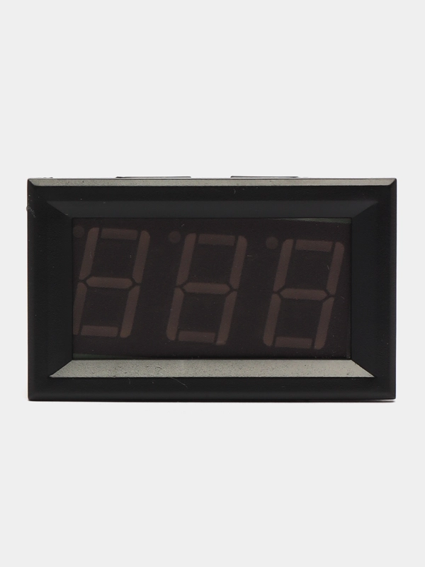 Вольтметр цифровой 0.56 0-30V красный 3 провода