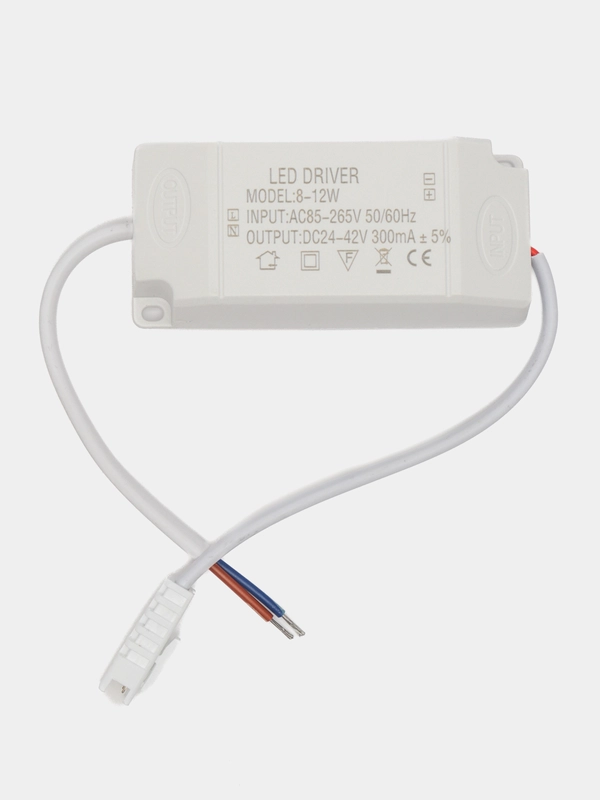 Драйвер Led Driver вх220V вых300ma 8-12W в корпусе