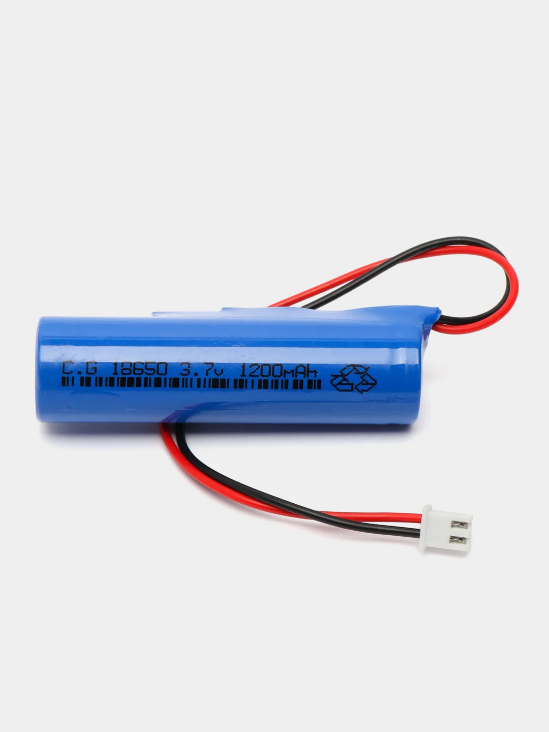 Аккумулятор литий-ионный 18650 1200mAh 3.7V с разъемом XH2.54