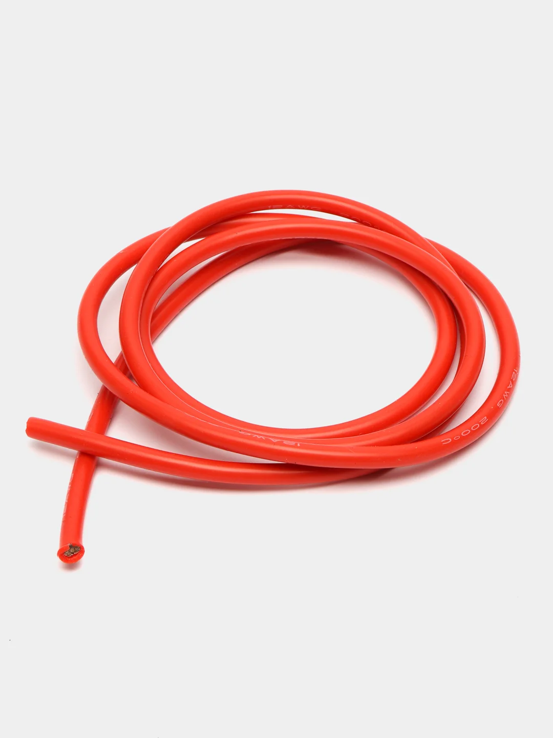 Провод силиконовый 12AWG 1*3.4 мм2 луженая медь 680 жил 1 м красный + 1 м черный