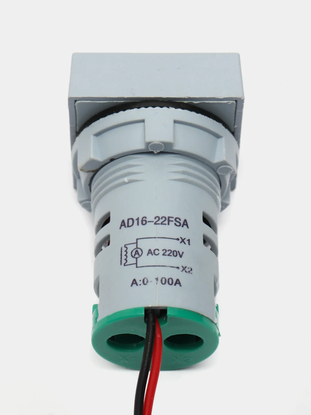 Амперметр цифровой DMS-223 22мм 0-100А (АС) зеленый