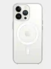 Прозрачный магнитный силиконовый противоударный чехол MagSafe (Магсейф) для iPhone