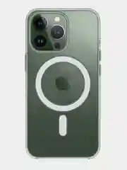 Прозрачный магнитный силиконовый противоударный чехол MagSafe (Магсейф) для iPhone