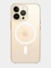Прозрачный магнитный силиконовый противоударный чехол MagSafe (Магсейф) для iPhone