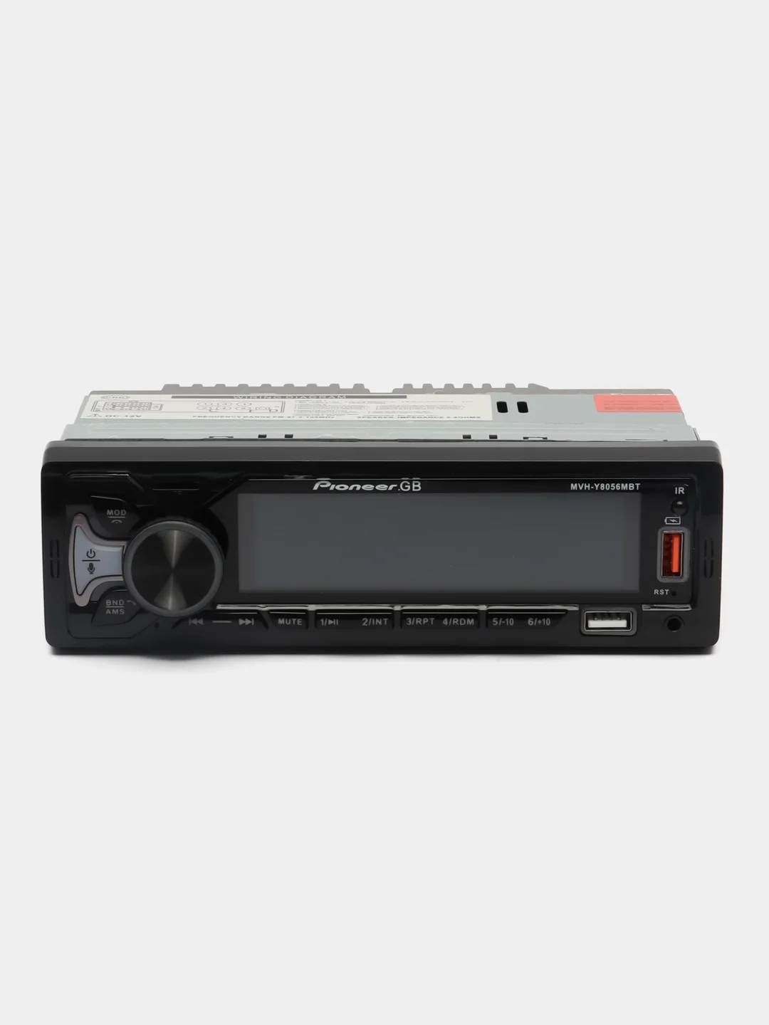 Магнитола Pioneer MVH-Y8056MBT с Bluetooth / автомагнитола "Пионер" с блютуз