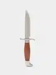 Кованый, охотничий нож Финка НКВД с кожаными ножнами, туристический нож