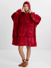 Плед-толстовка с капюшоном и рукавами Huggle Hoodie