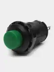 Кнопка DS-427 1.5A/250VAC с фиксацией зеленая