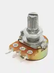 Резистор 16K1 (WH148 ) 500k шлиц L=15мм (переменный резистор)