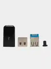 Гнездо USB3.0 в черном корпусе