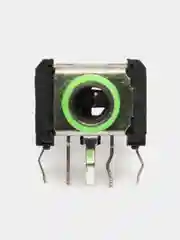 Гнездо на плату 3.5мм stereo PJ-306 зеленый аудио разъем гнездо наушников AUX JACK